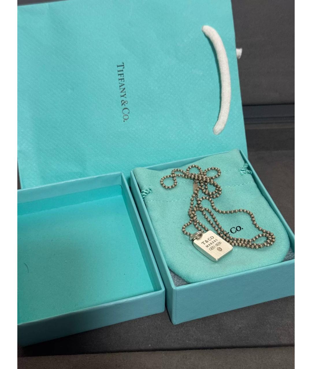 TIFFANY&CO Серебряная серебряная цепочка/подвеска, фото 2
