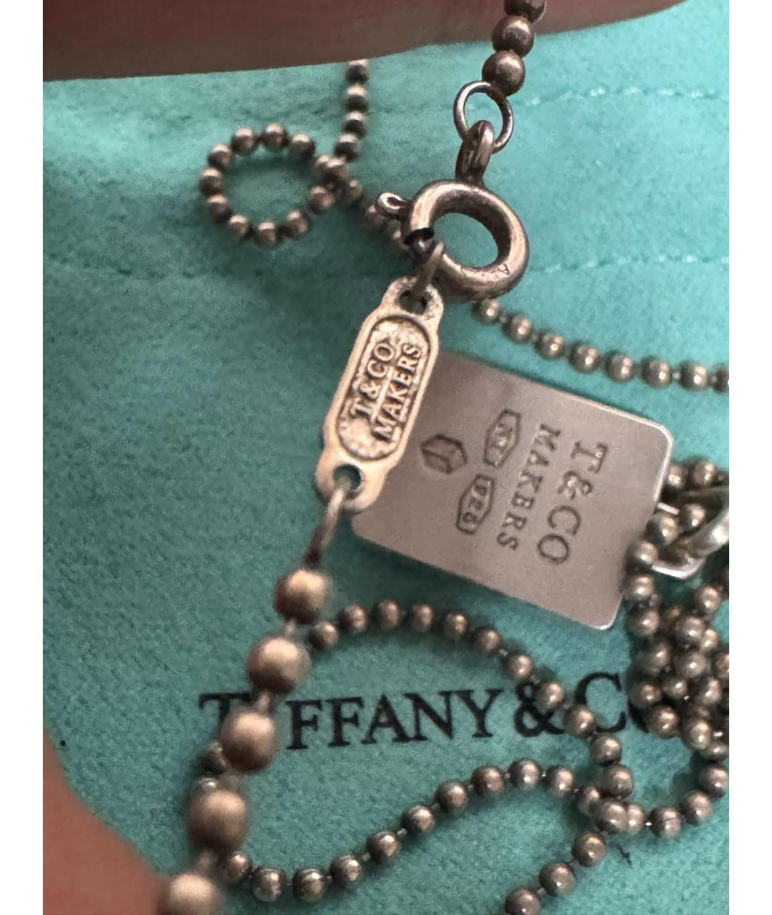 TIFFANY&CO Серебряная серебряная цепочка/подвеска, фото 9