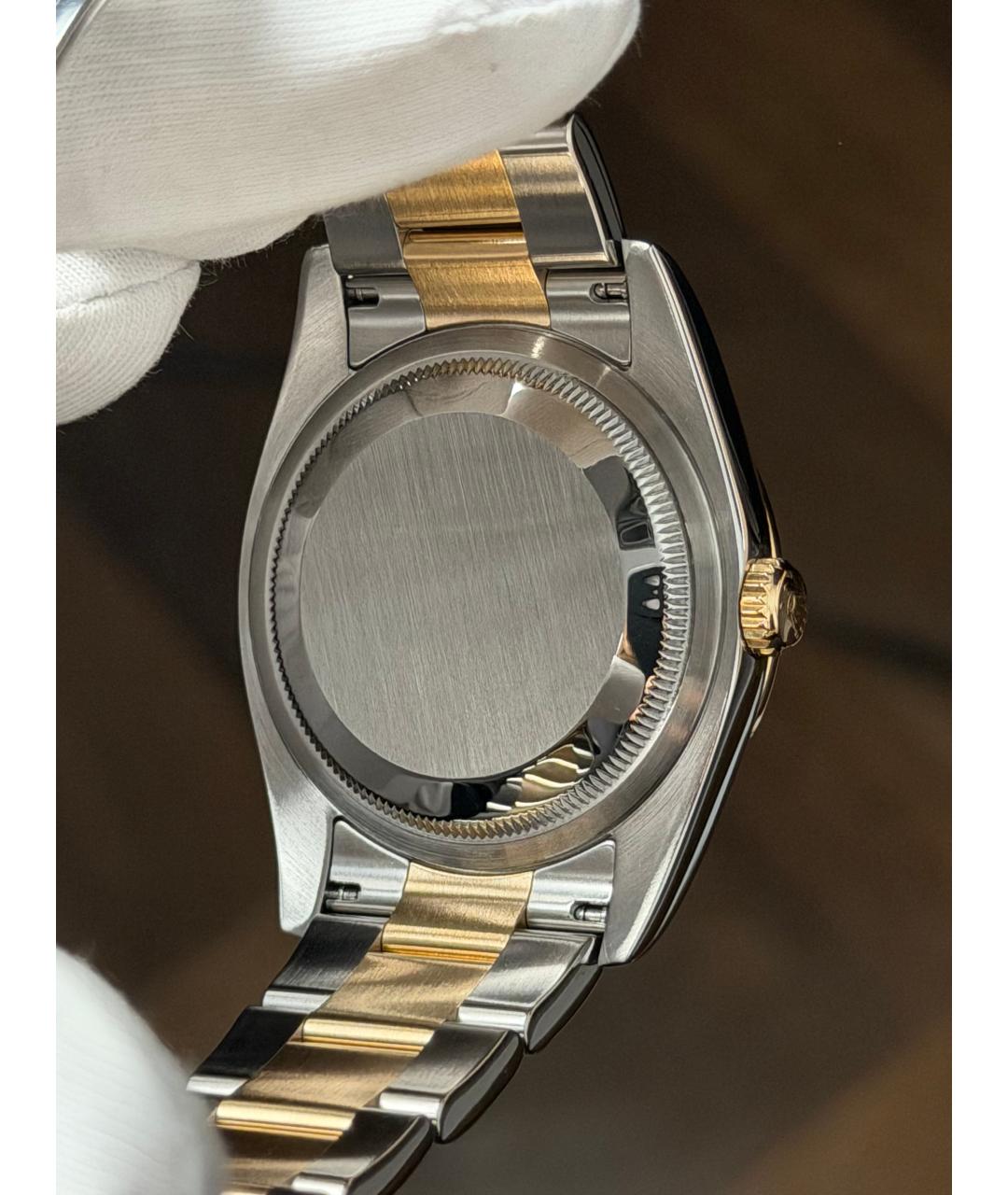 ROLEX Серебряные часы из желтого золота, фото 9