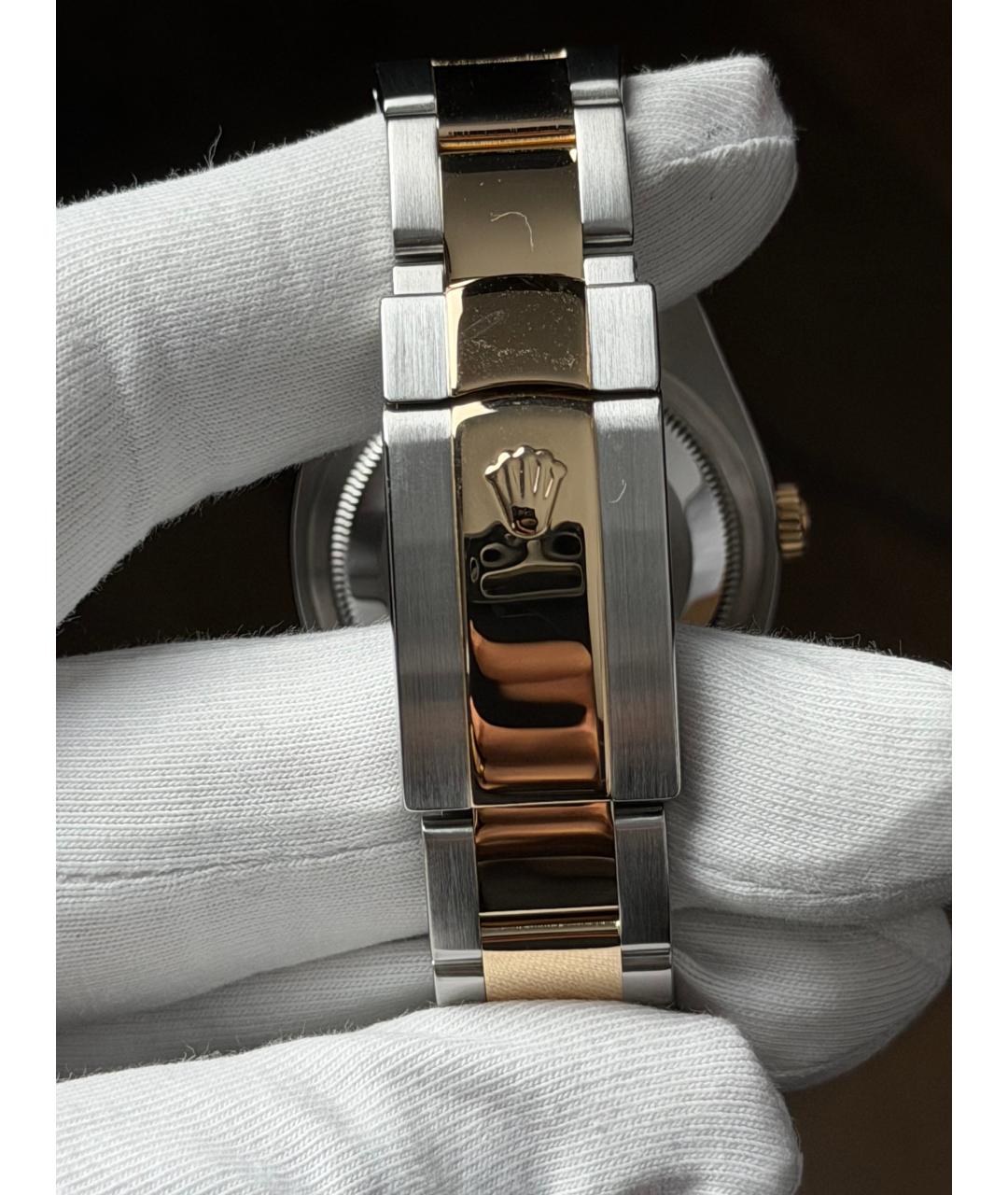 ROLEX Серебряные часы из желтого золота, фото 8