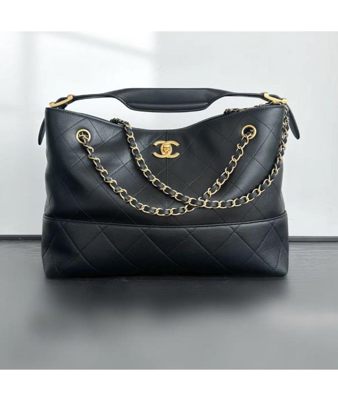 CHANEL Черная сумка тоут, фото 3