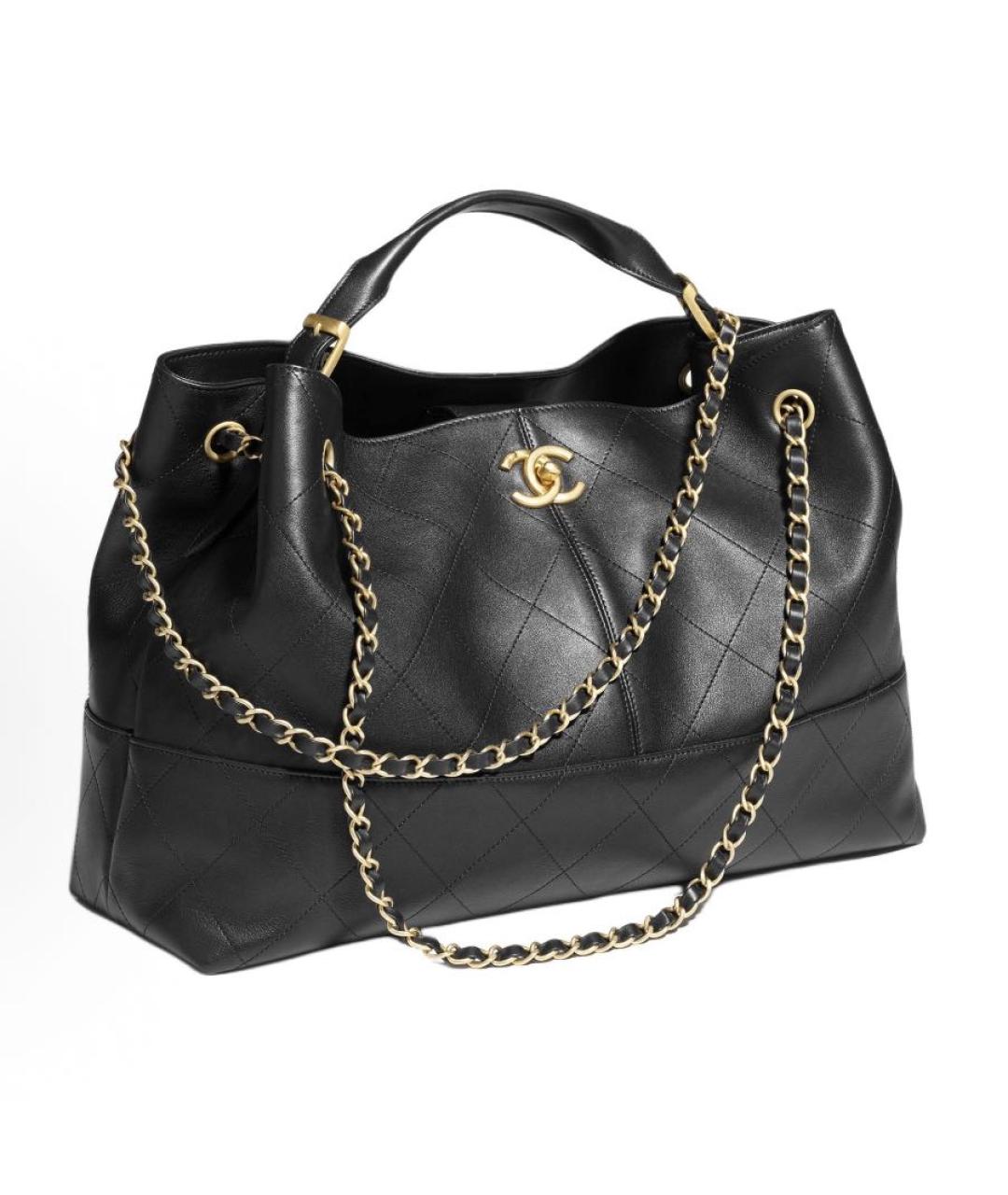 CHANEL Черная сумка тоут, фото 2