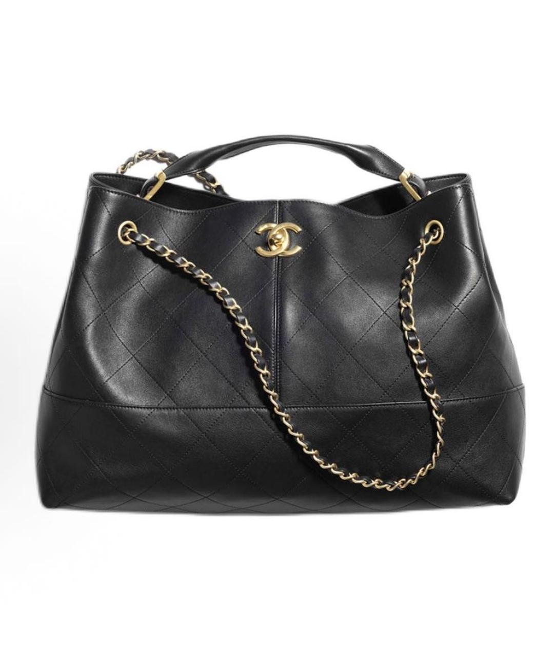 CHANEL Черная сумка тоут, фото 1