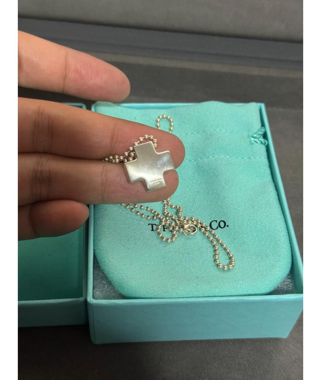 TIFFANY&CO Серебряный серебряный кулон, фото 4