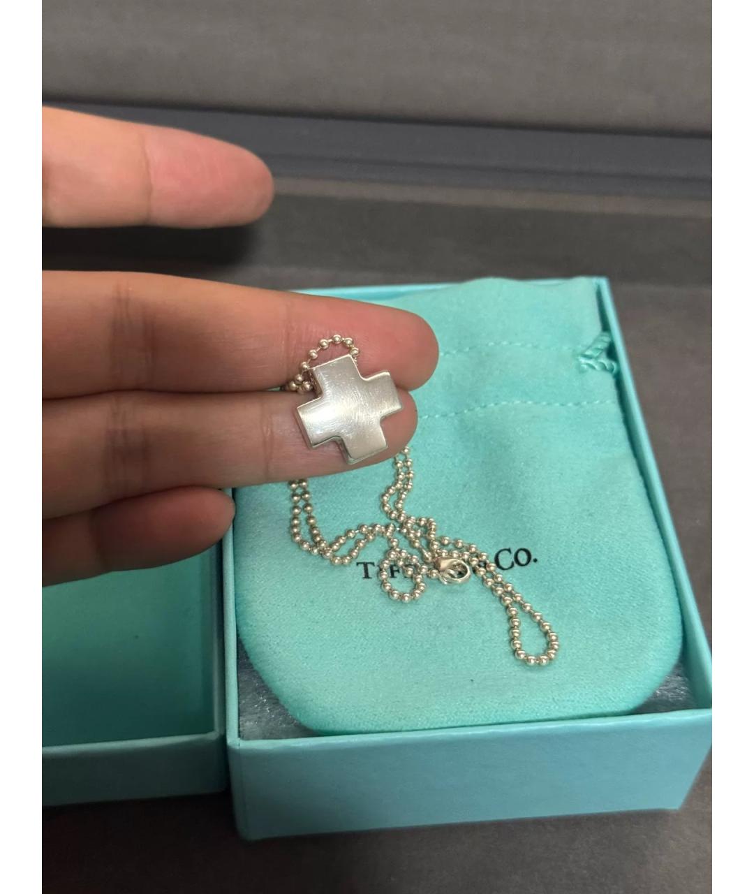 TIFFANY&CO Серебряный серебряный кулон, фото 3