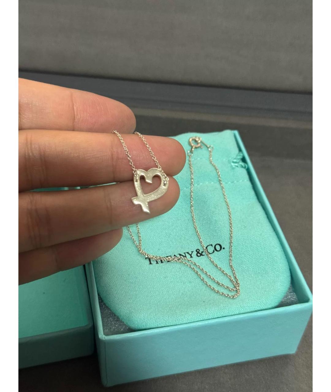 TIFFANY&CO Серебряная серебряная подвеска, фото 5