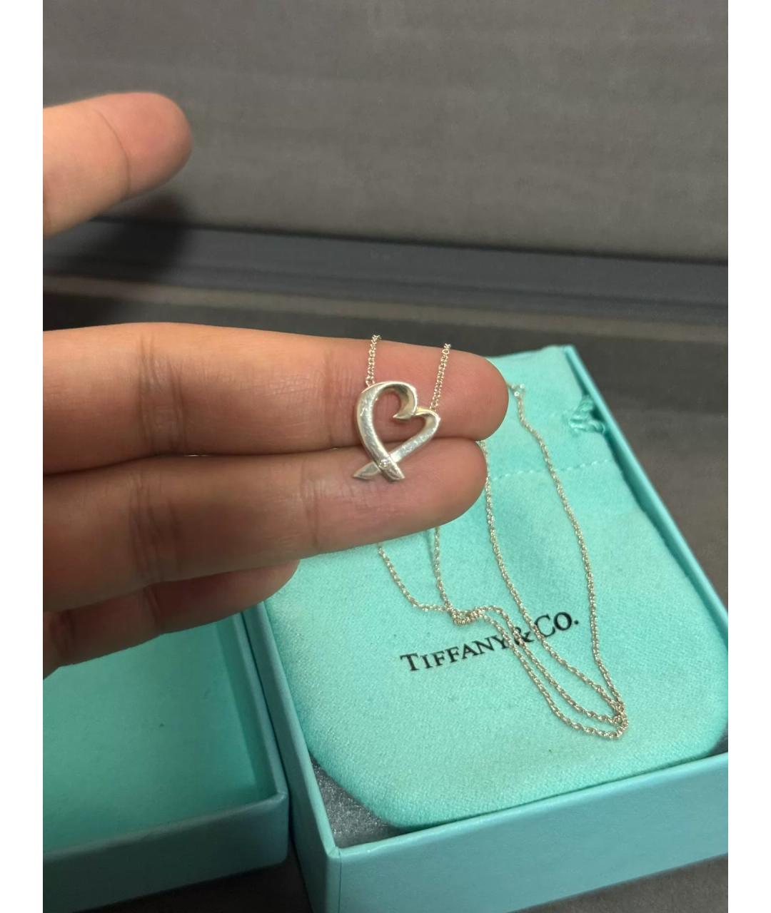 TIFFANY&CO Серебряная серебряная подвеска, фото 3