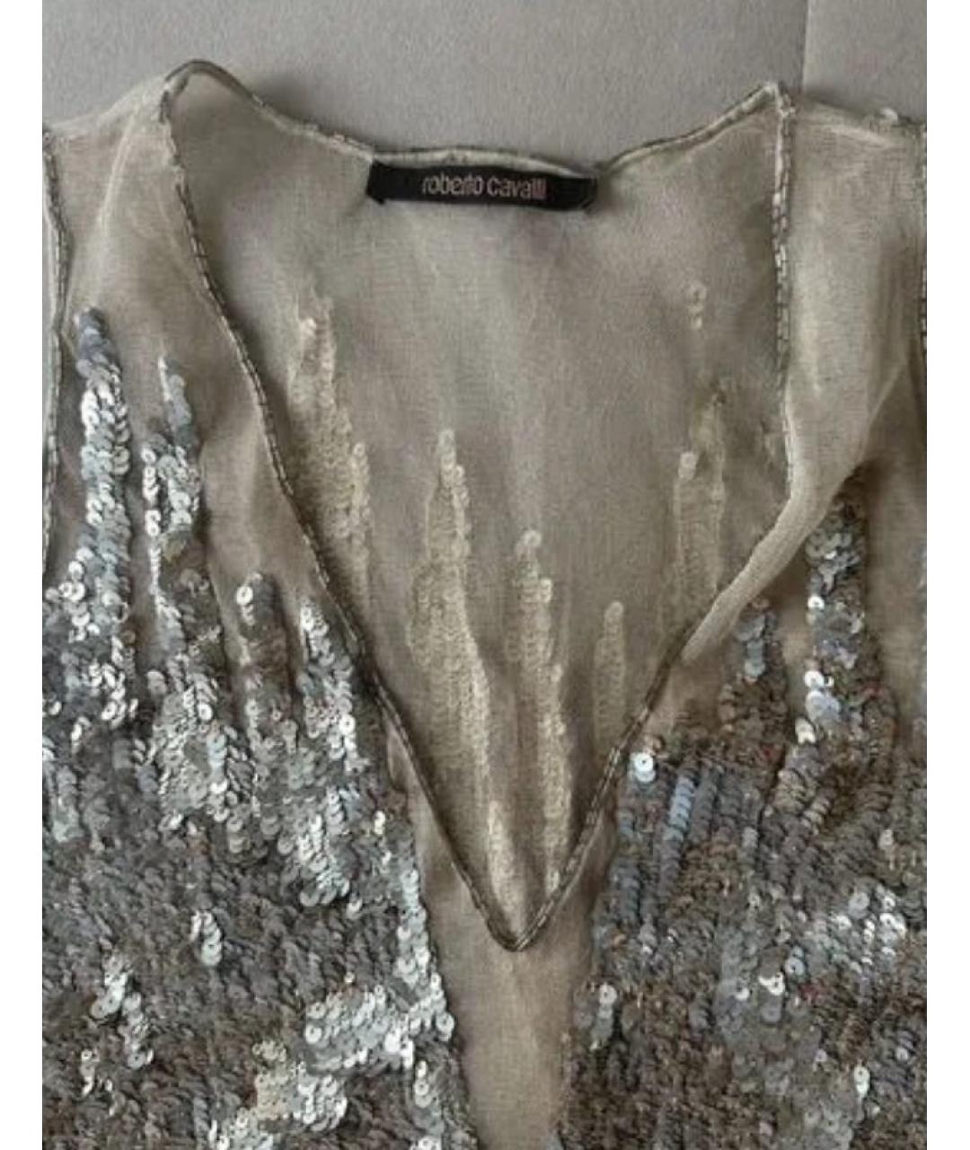 ROBERTO CAVALLI Шелковое коктейльное платье, фото 5