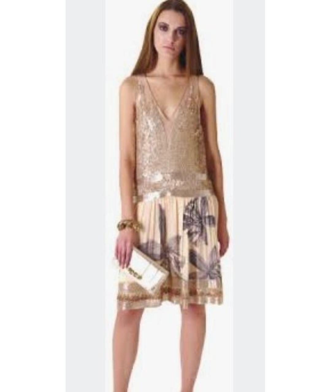 ROBERTO CAVALLI Шелковое коктейльное платье, фото 3