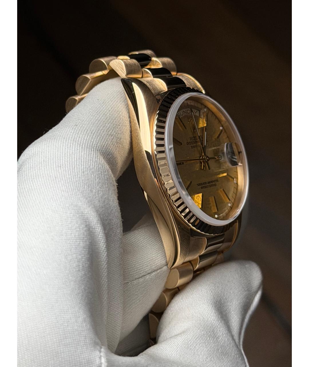 ROLEX Золотые часы из желтого золота, фото 5