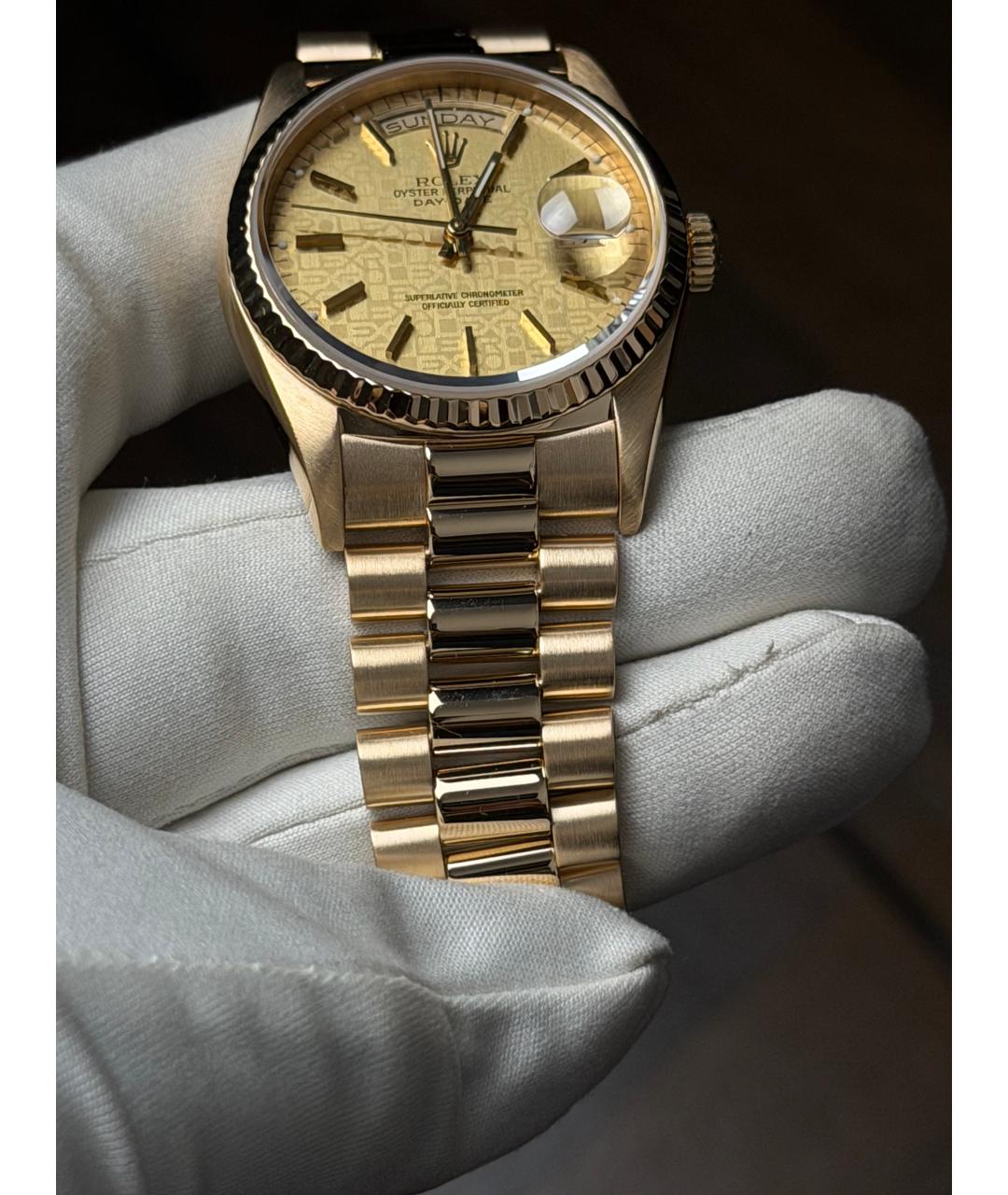 ROLEX Золотые часы из желтого золота, фото 6