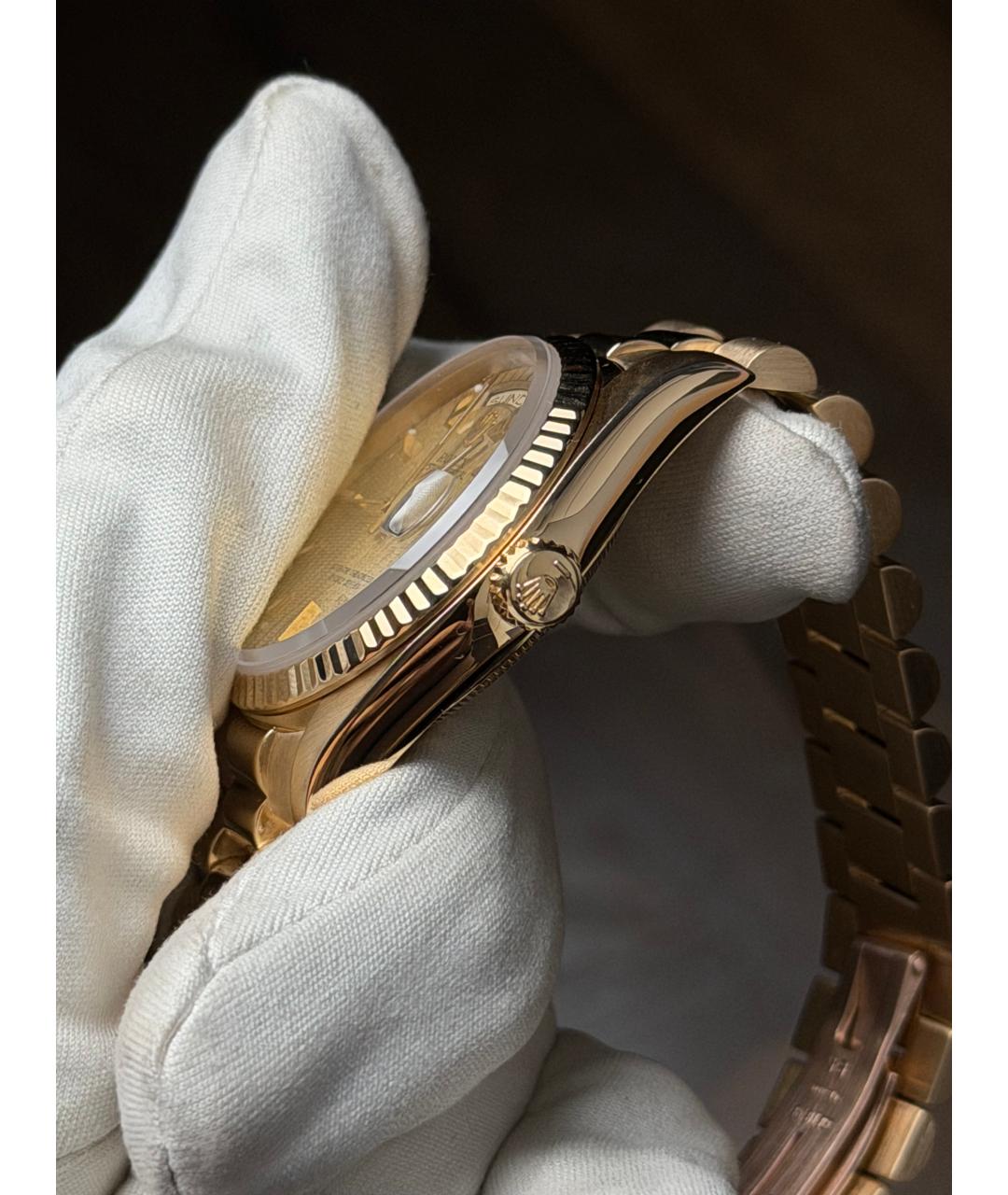 ROLEX Золотые часы из желтого золота, фото 4