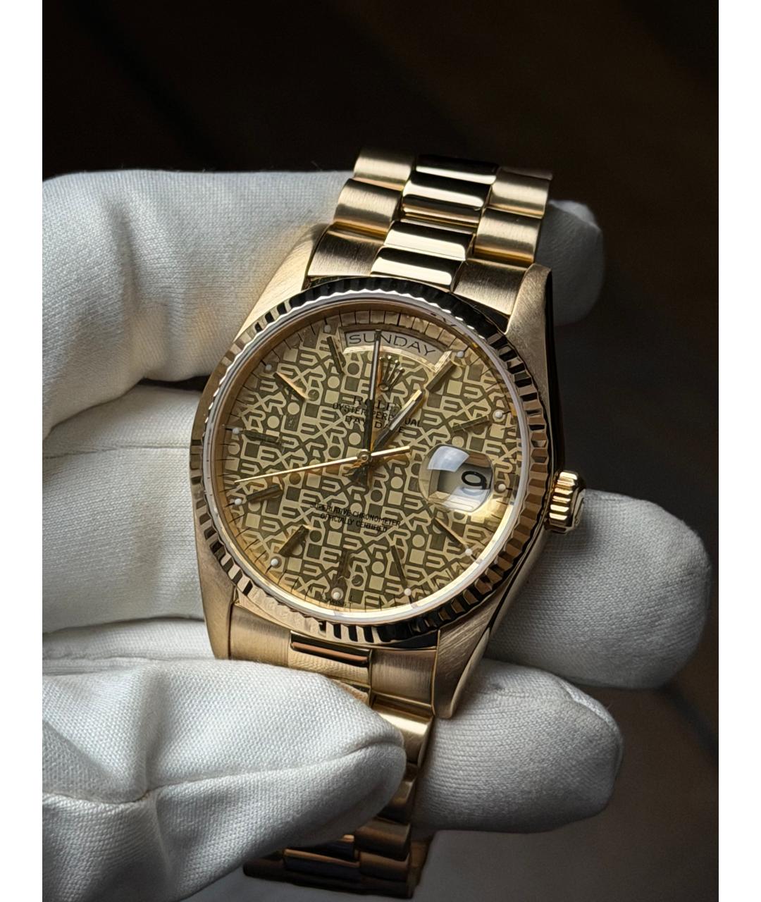 ROLEX Золотые часы из желтого золота, фото 3