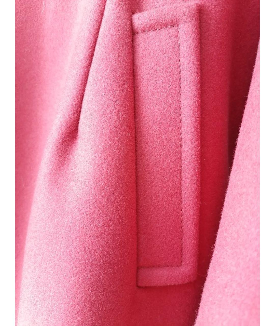 ALBERTA FERRETTI Коралловое шерстяное пальто, фото 6