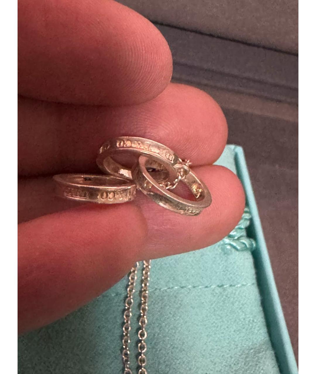 TIFFANY&CO Серебряная серебряная подвеска, фото 4