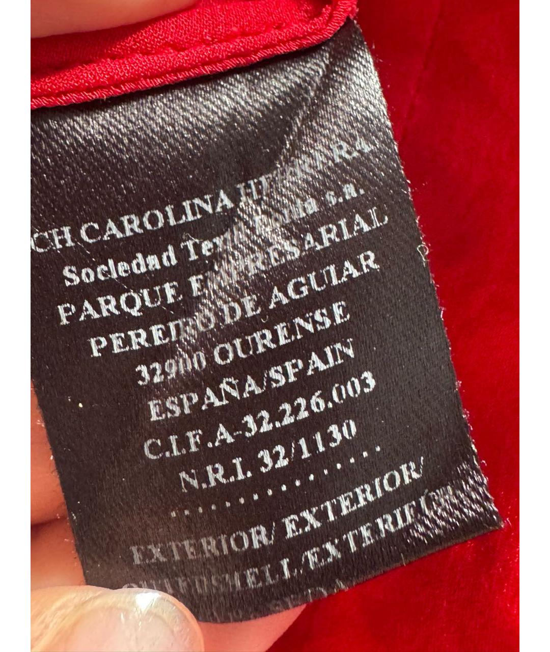 CAROLINA HERRERA Красная шелковая блузы, фото 4