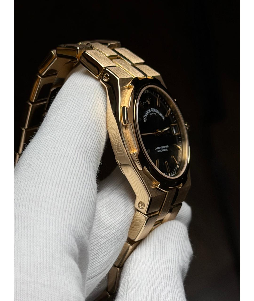 VACHERON CONSTANTIN Черные часы из желтого золота, фото 5