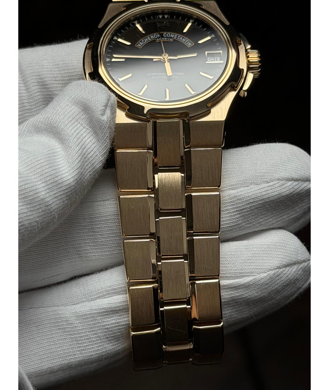 VACHERON CONSTANTIN Черные часы из желтого золота, фото 6
