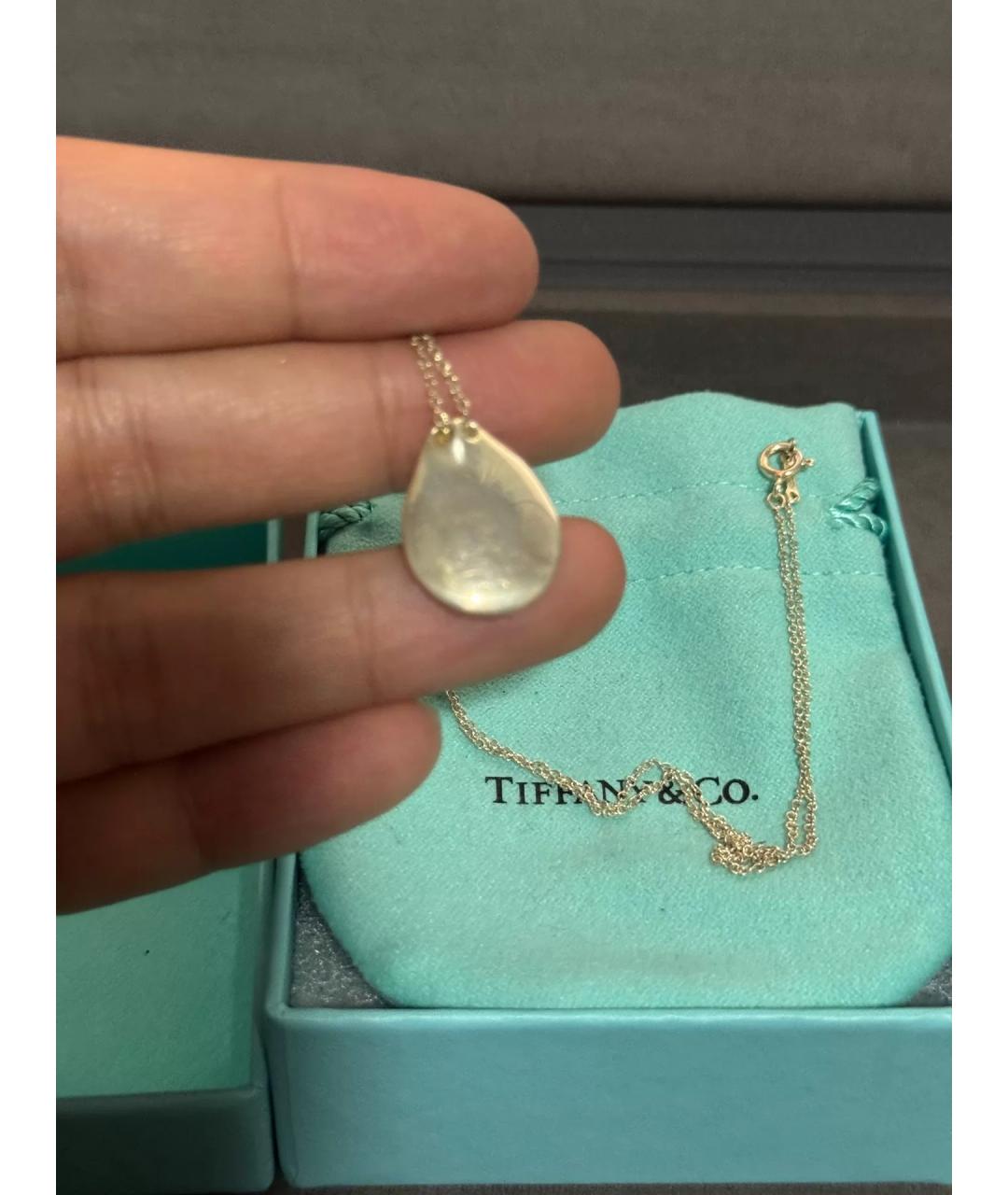 TIFFANY&CO Золотая серебряная подвеска, фото 5