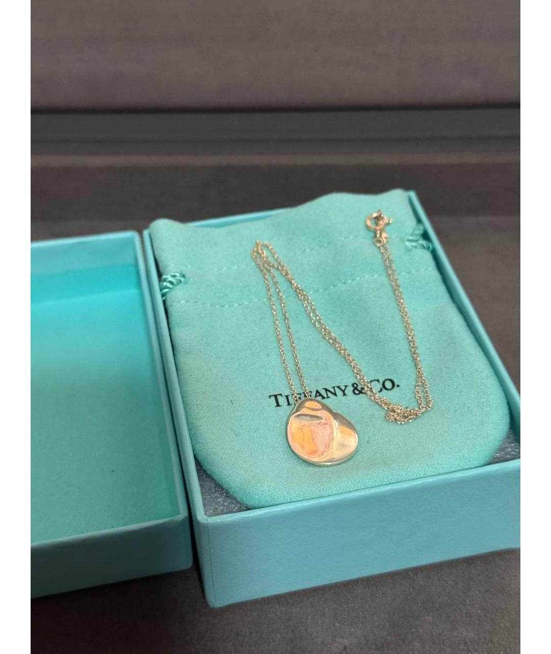 TIFFANY&CO Золотая серебряная подвеска, фото 7