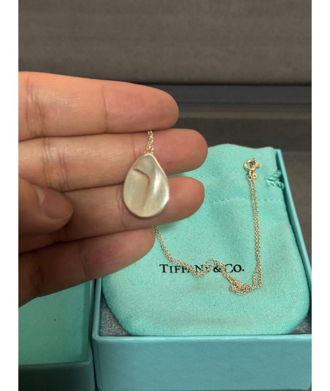 TIFFANY&CO Золотая серебряная подвеска, фото 3