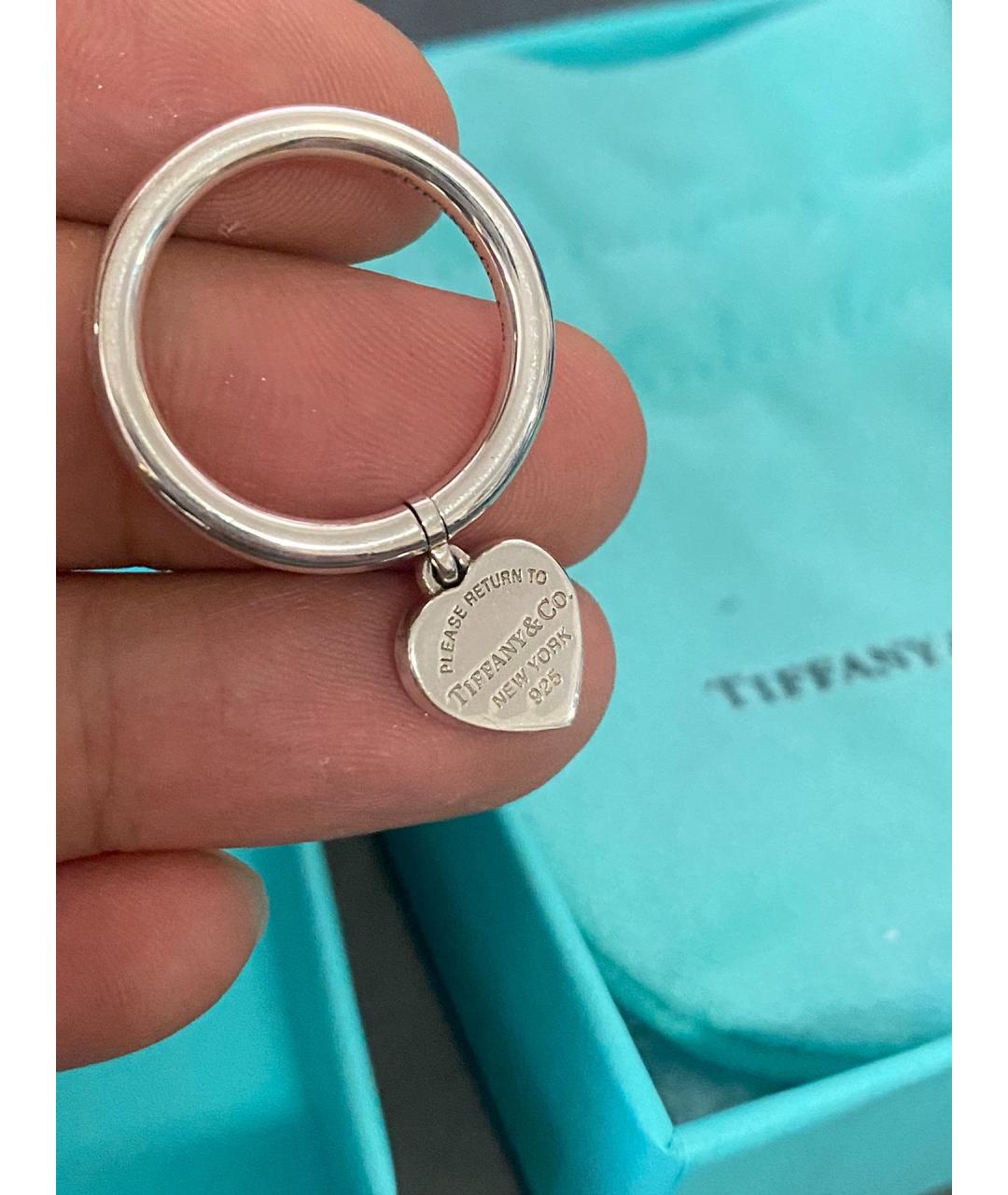 TIFFANY&CO Серебряное серебряное кольцо, фото 7