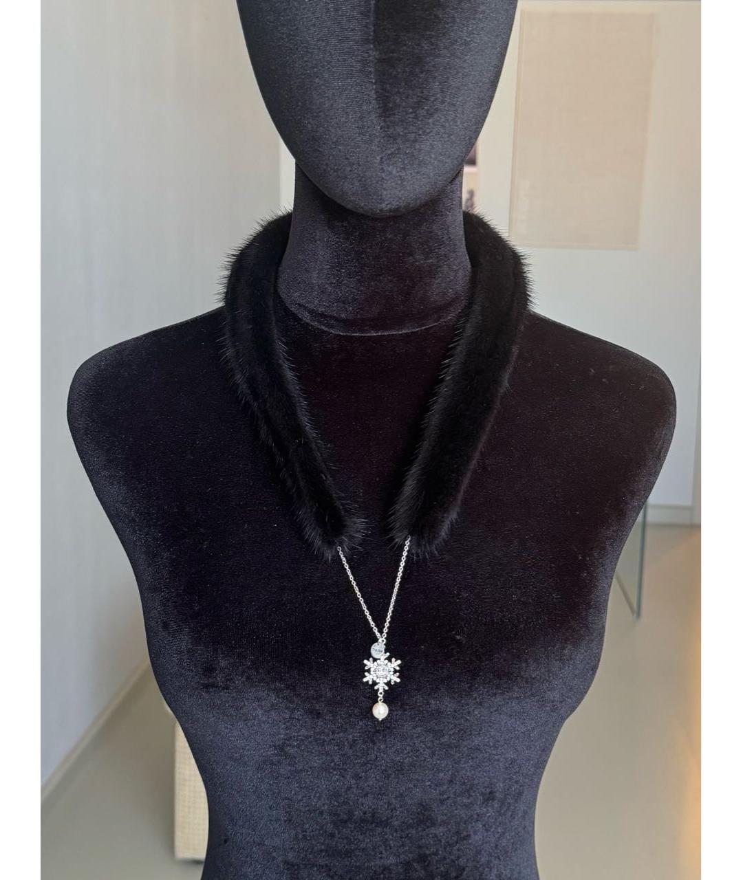 MIU MIU Черное колье, фото 6