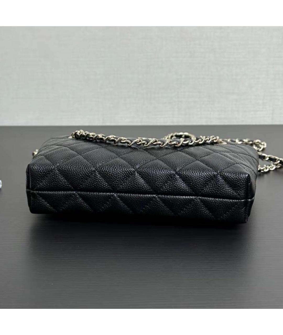 CHANEL Черная сумка через плечо, фото 6