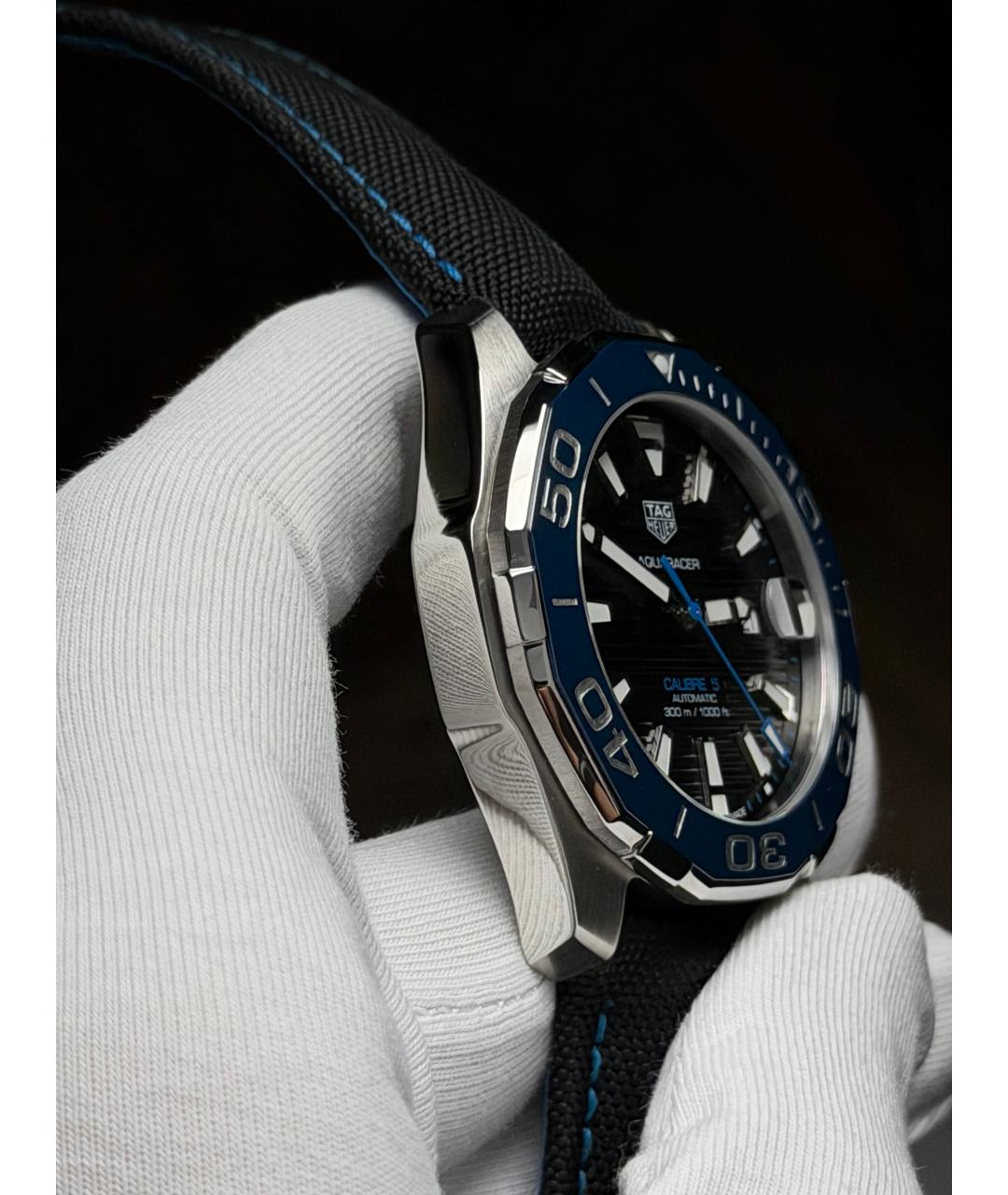 TAG HEUER Черные стальные часы, фото 5
