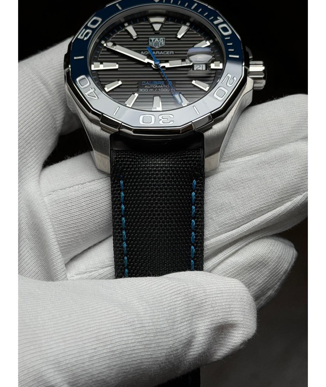 TAG HEUER Черные стальные часы, фото 6