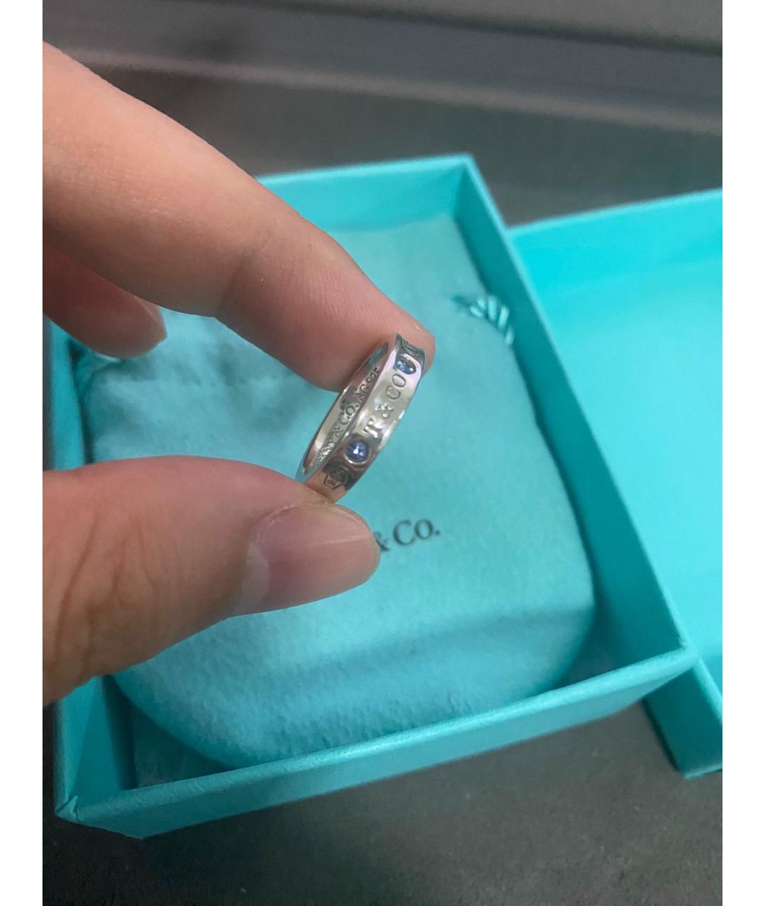 TIFFANY&CO Голубое серебряное кольцо, фото 3