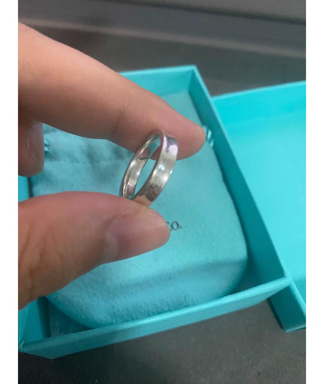 TIFFANY&CO Голубое серебряное кольцо, фото 5