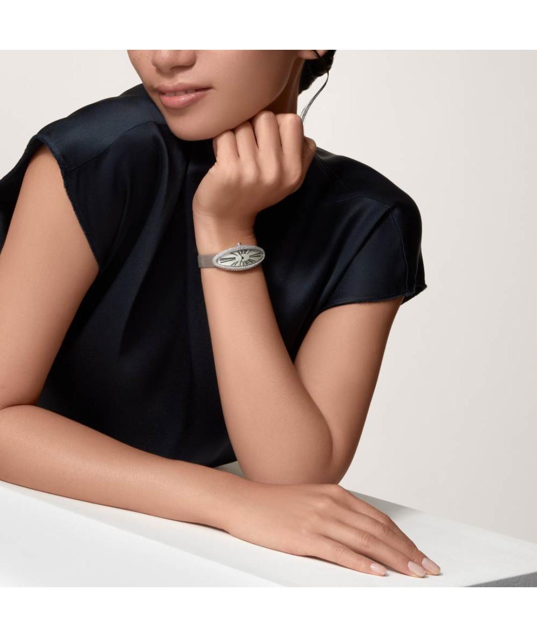 CARTIER Серебряные часы из белого золота, фото 3