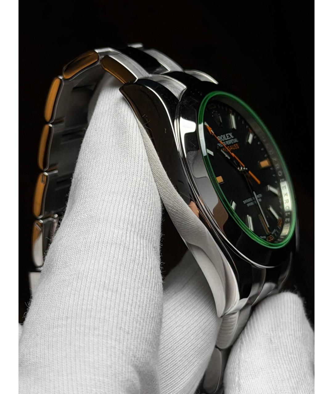 ROLEX Черные часы, фото 5