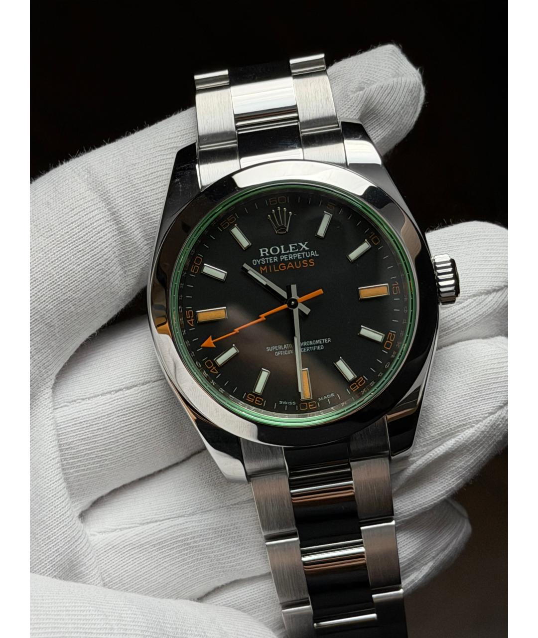ROLEX Черные часы, фото 2