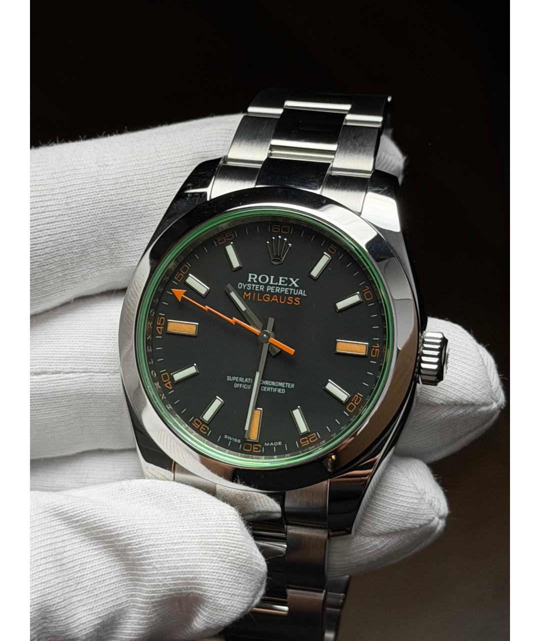 ROLEX Черные часы, фото 3