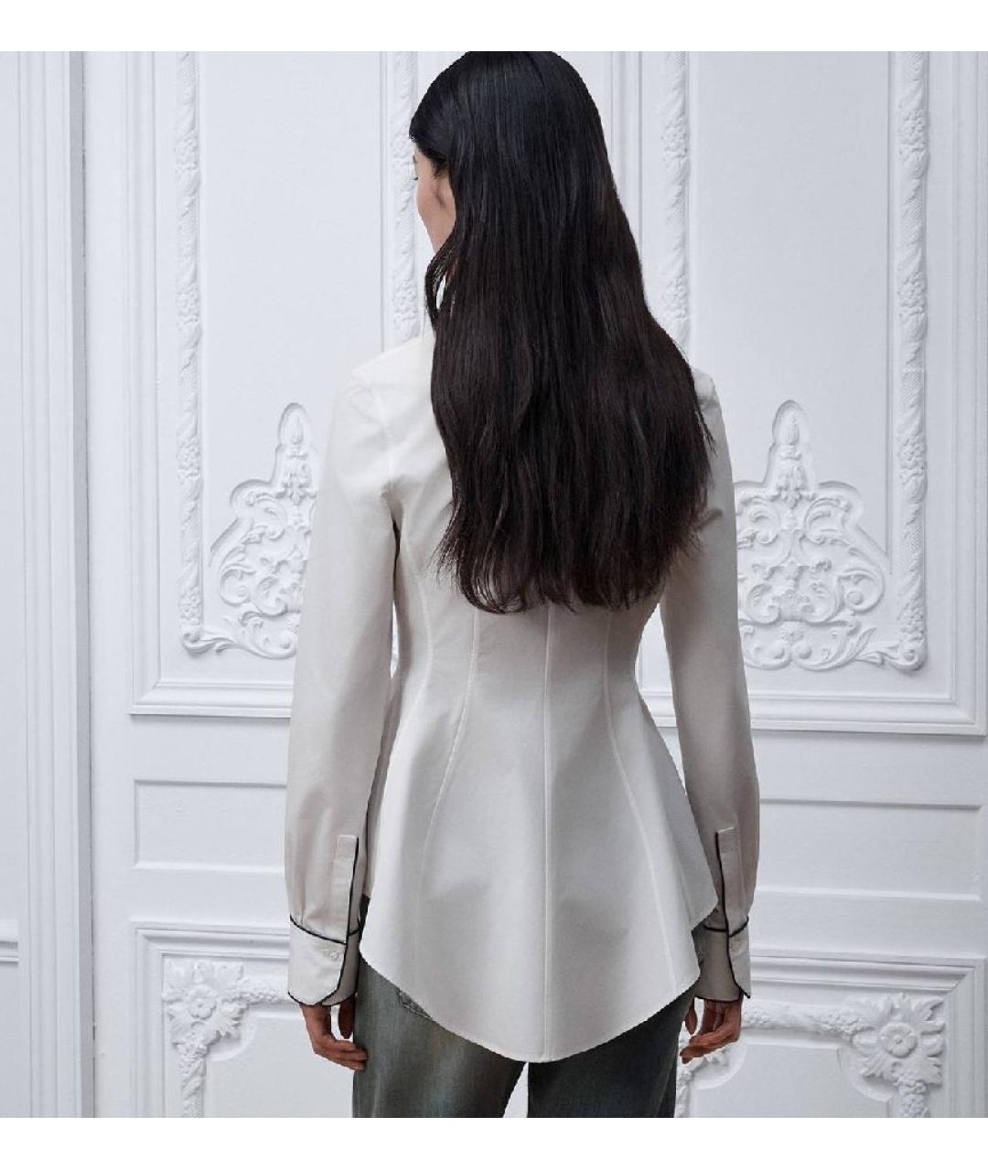 CHRISTIAN DIOR Белая хлопковая рубашка, фото 6
