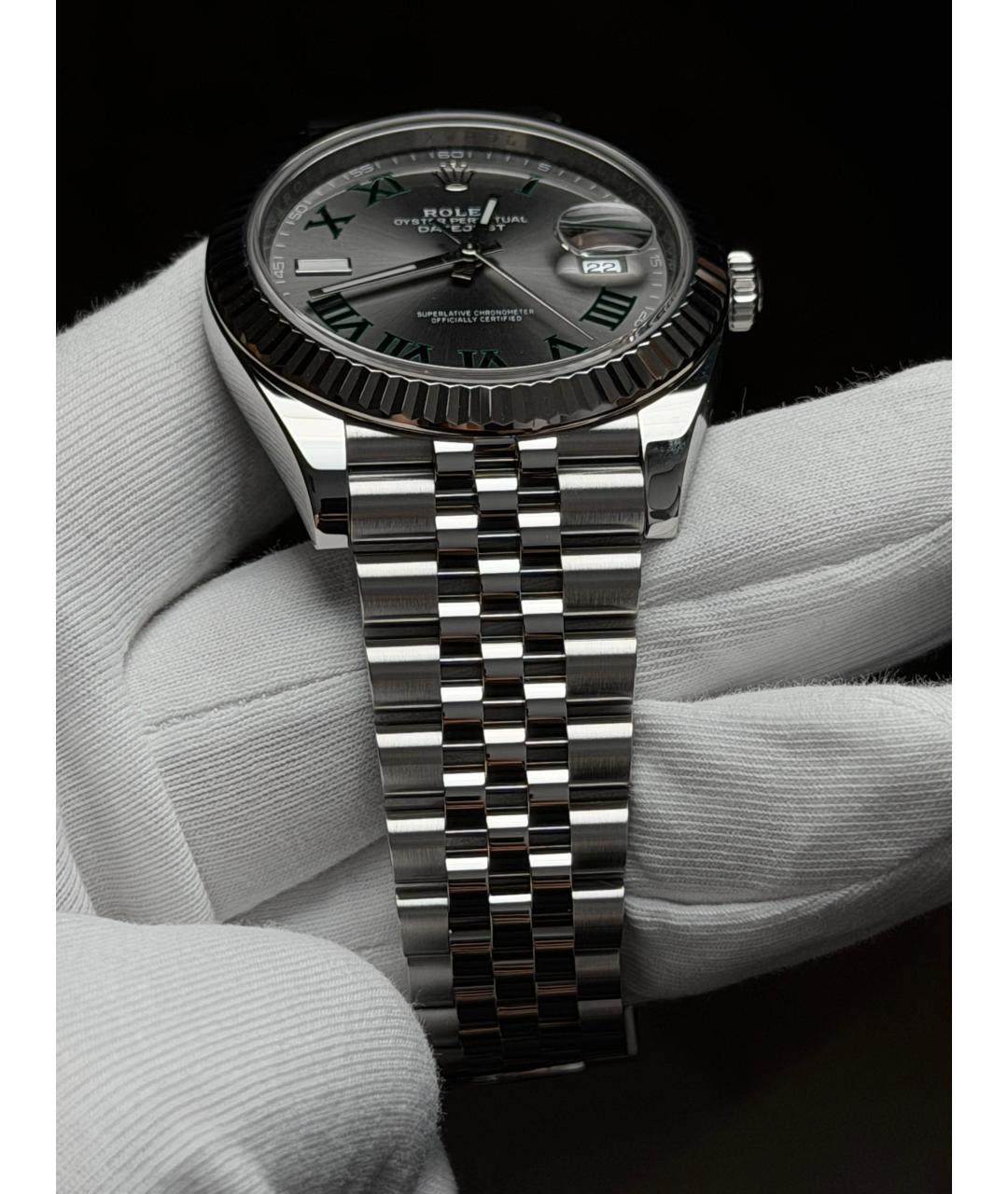 ROLEX Серые часы, фото 6