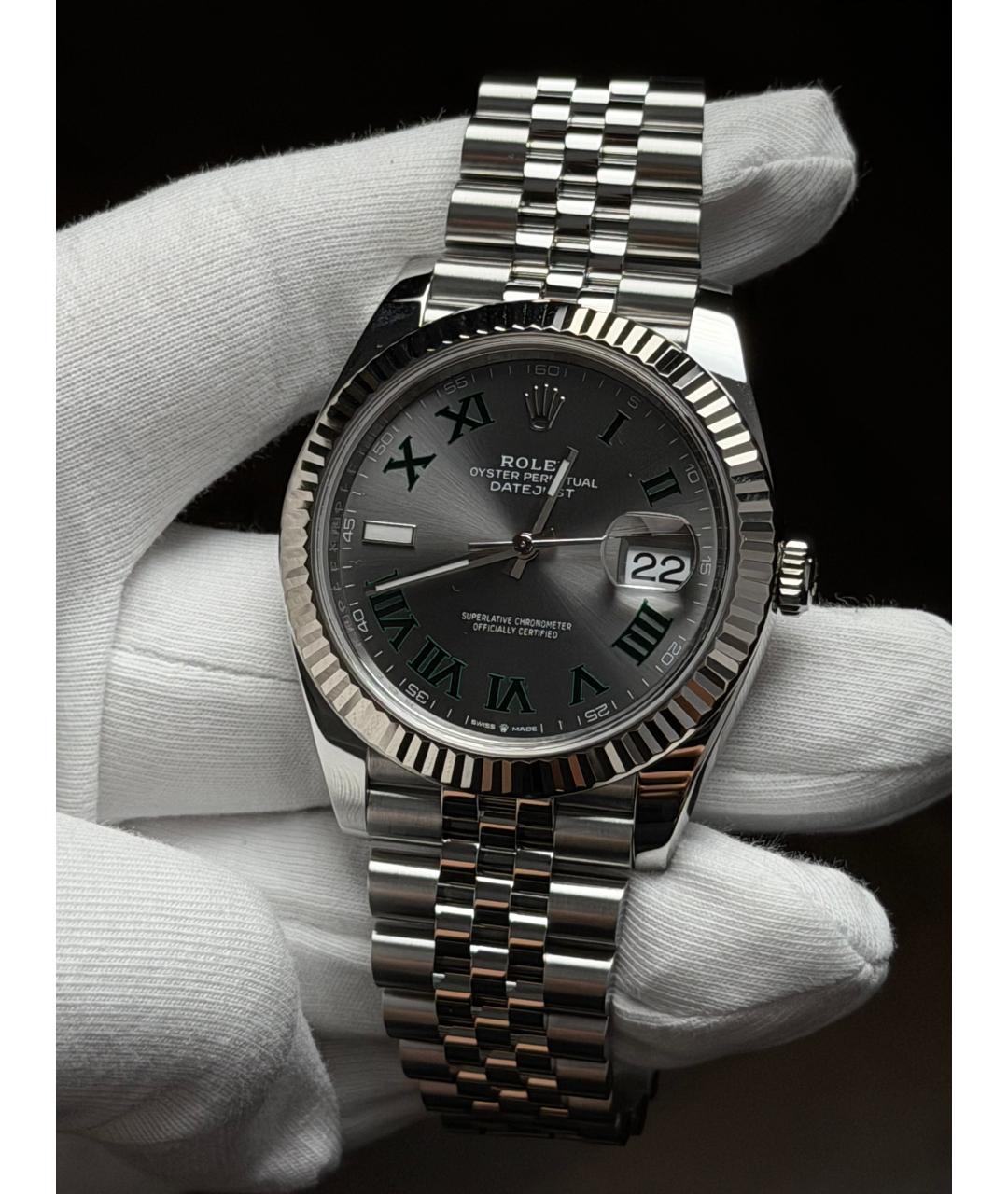 ROLEX Серые часы, фото 2