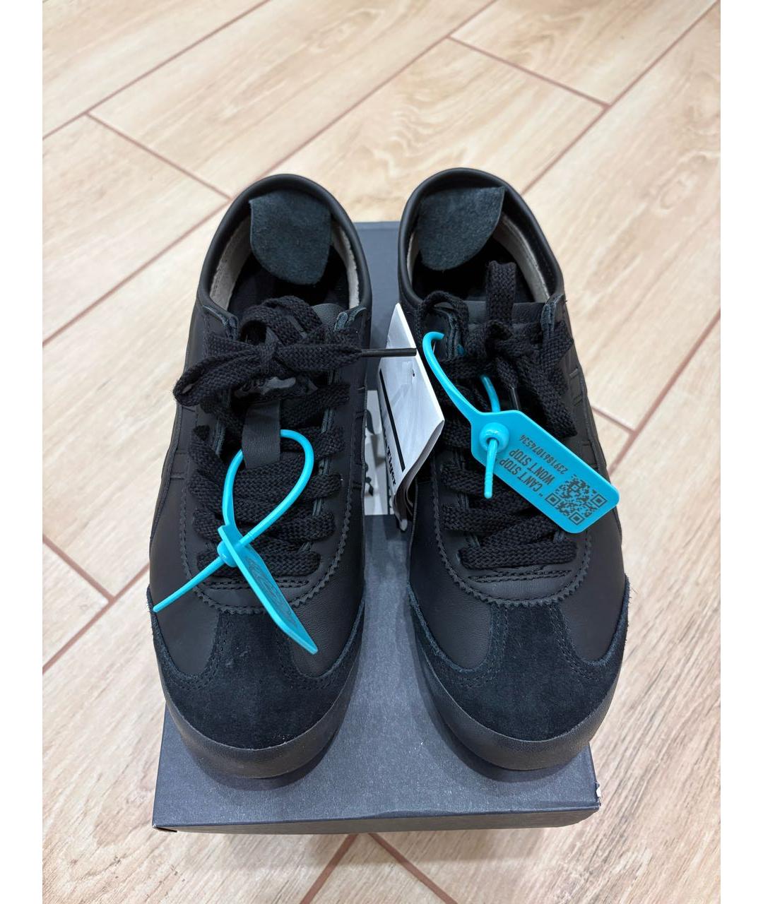 ONITSUKA TIGER Черные кожаные кроссовки, фото 2