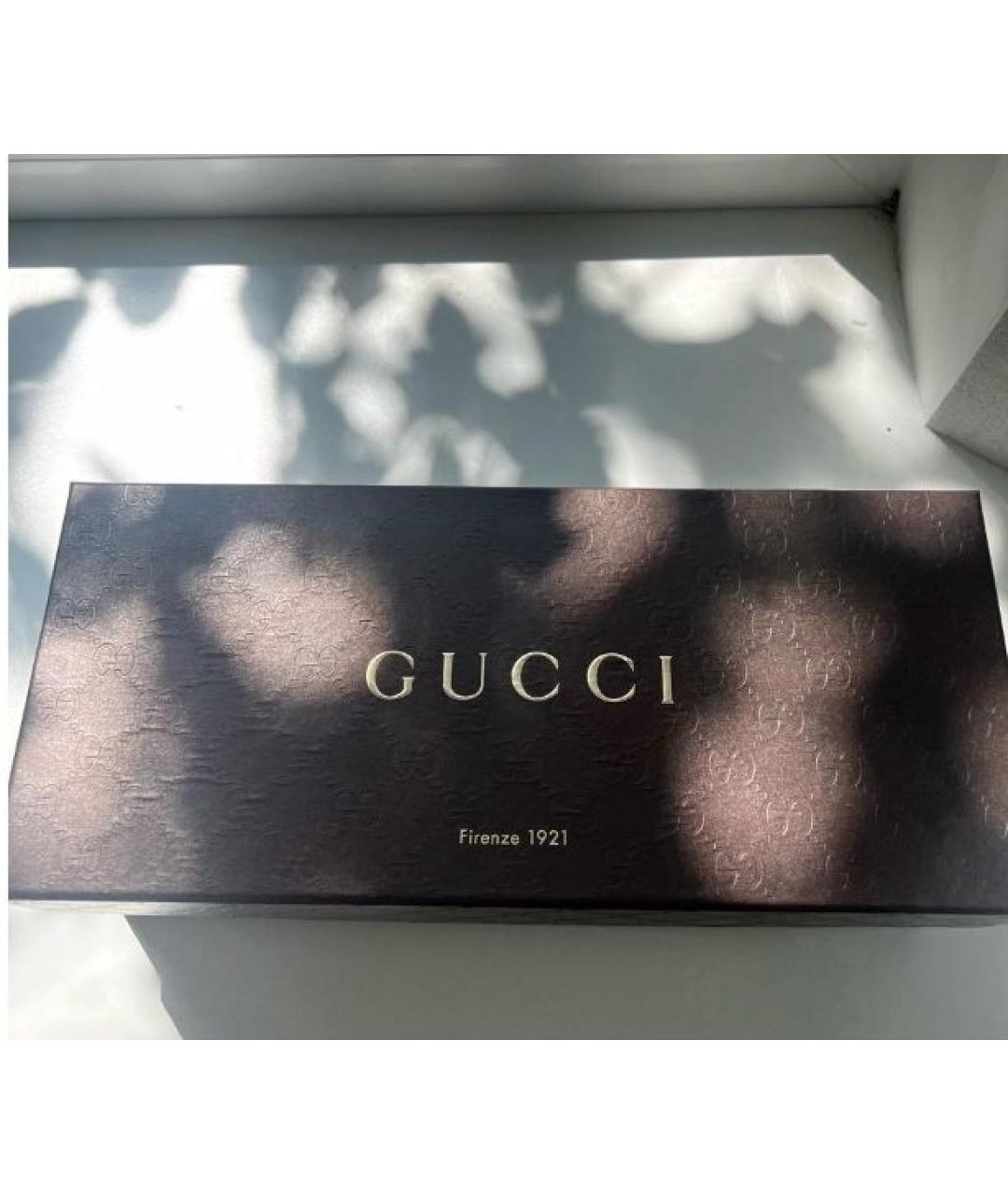 GUCCI Бежевые текстильные балетки, фото 7