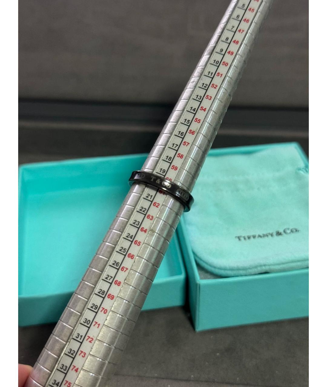 TIFFANY&CO Черное кольцо, фото 7
