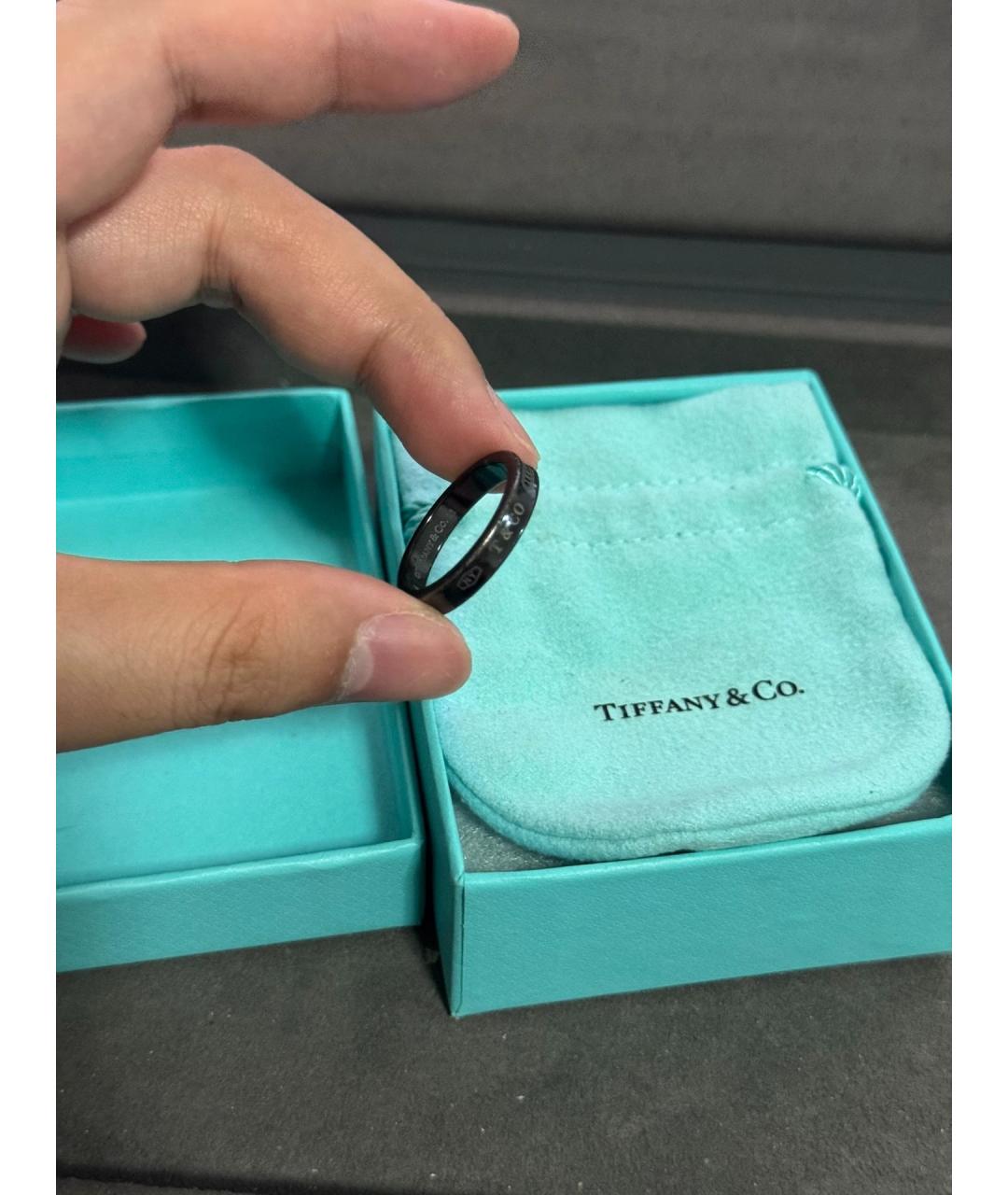 TIFFANY&CO Черное кольцо, фото 2
