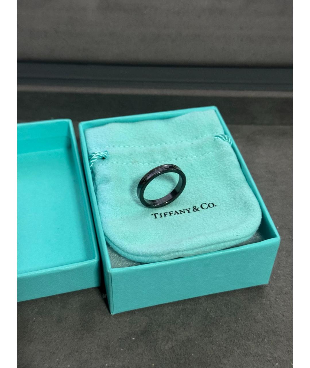 TIFFANY&CO Черное кольцо, фото 8
