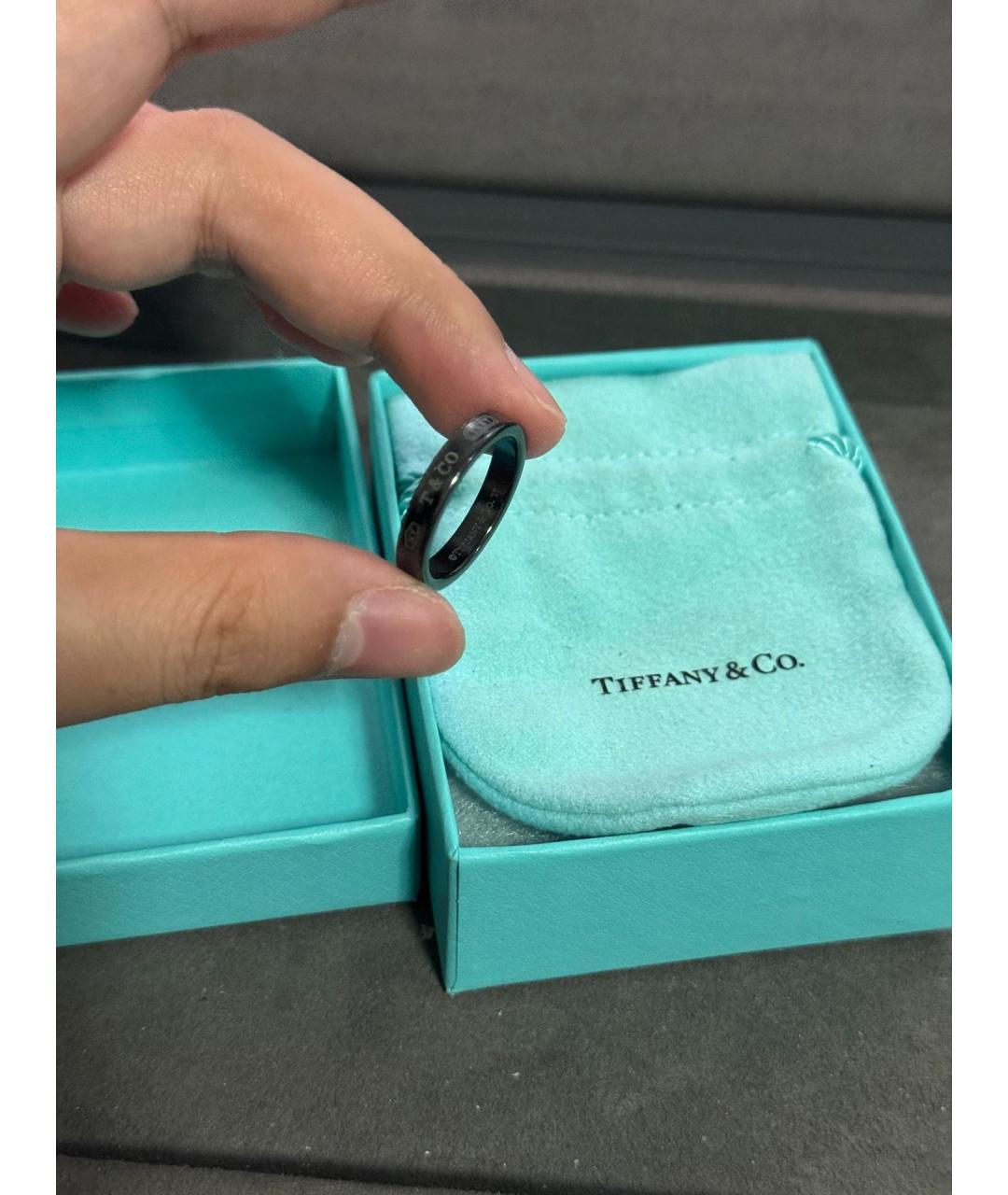 TIFFANY&CO Черное кольцо, фото 3