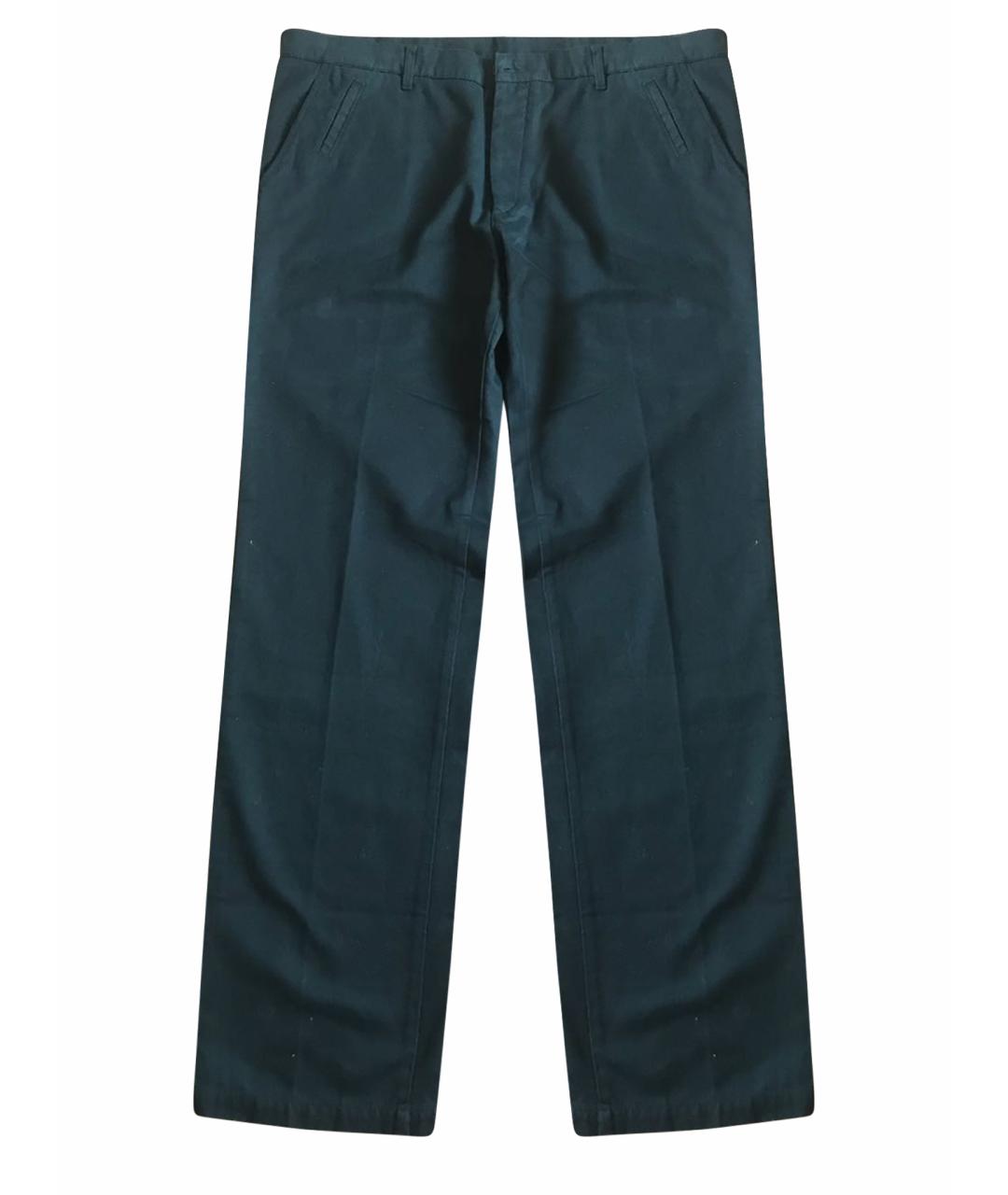 YOHJI YAMAMOTO Черные хлопковые повседневные брюки, фото 1
