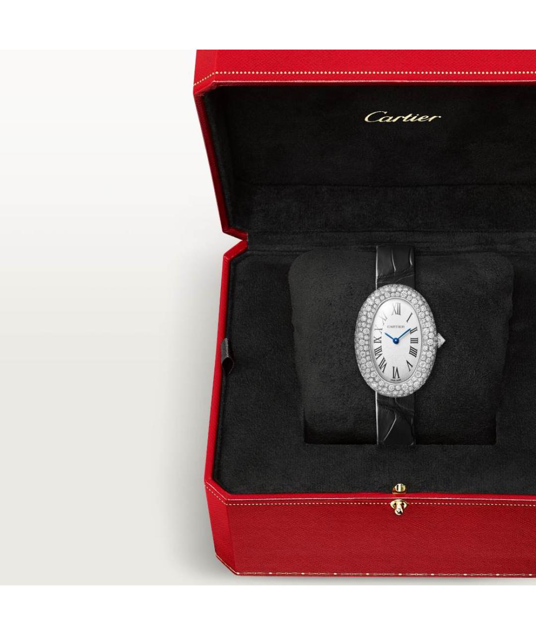 CARTIER Серебряные часы из белого золота, фото 3
