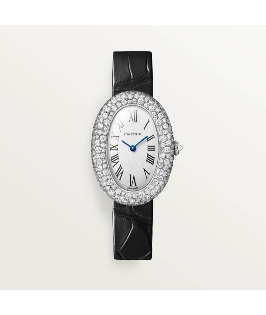 CARTIER Серебряные часы из белого золота, фото 4