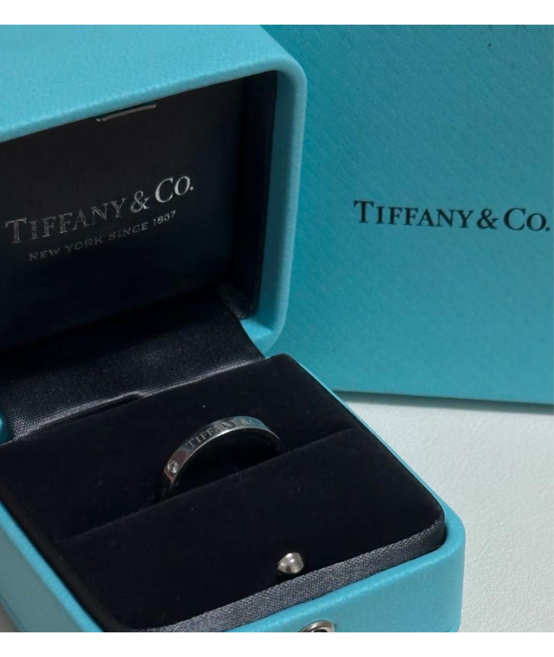 TIFFANY&CO Серебряное кольцо из белого золота, фото 7