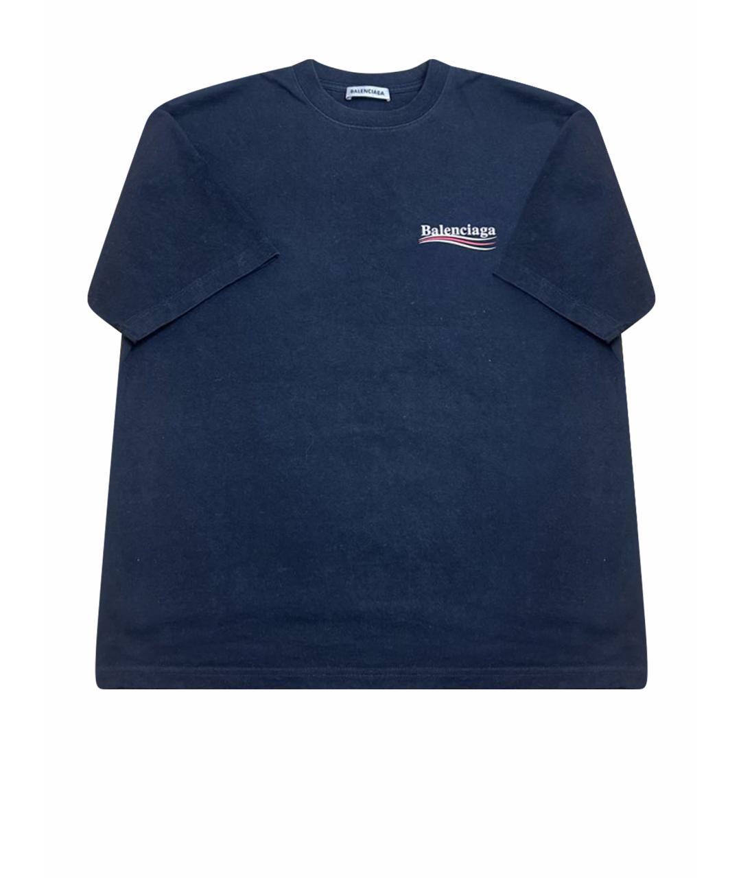 BALENCIAGA Черная футболка, фото 1